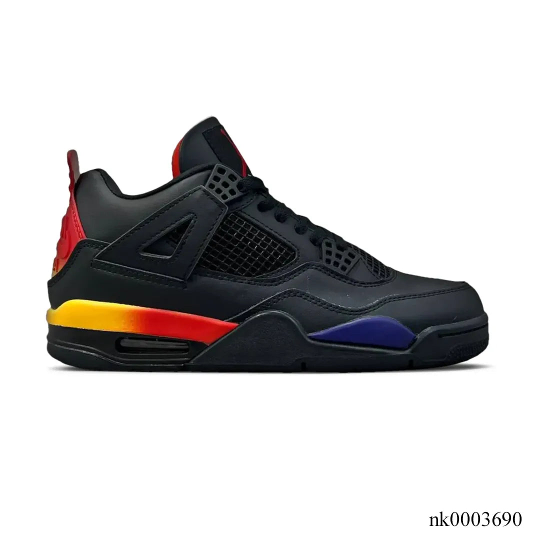 J Balvin x AJ 4 Gradient Rainbow Shoes Sneakers – nk0003690