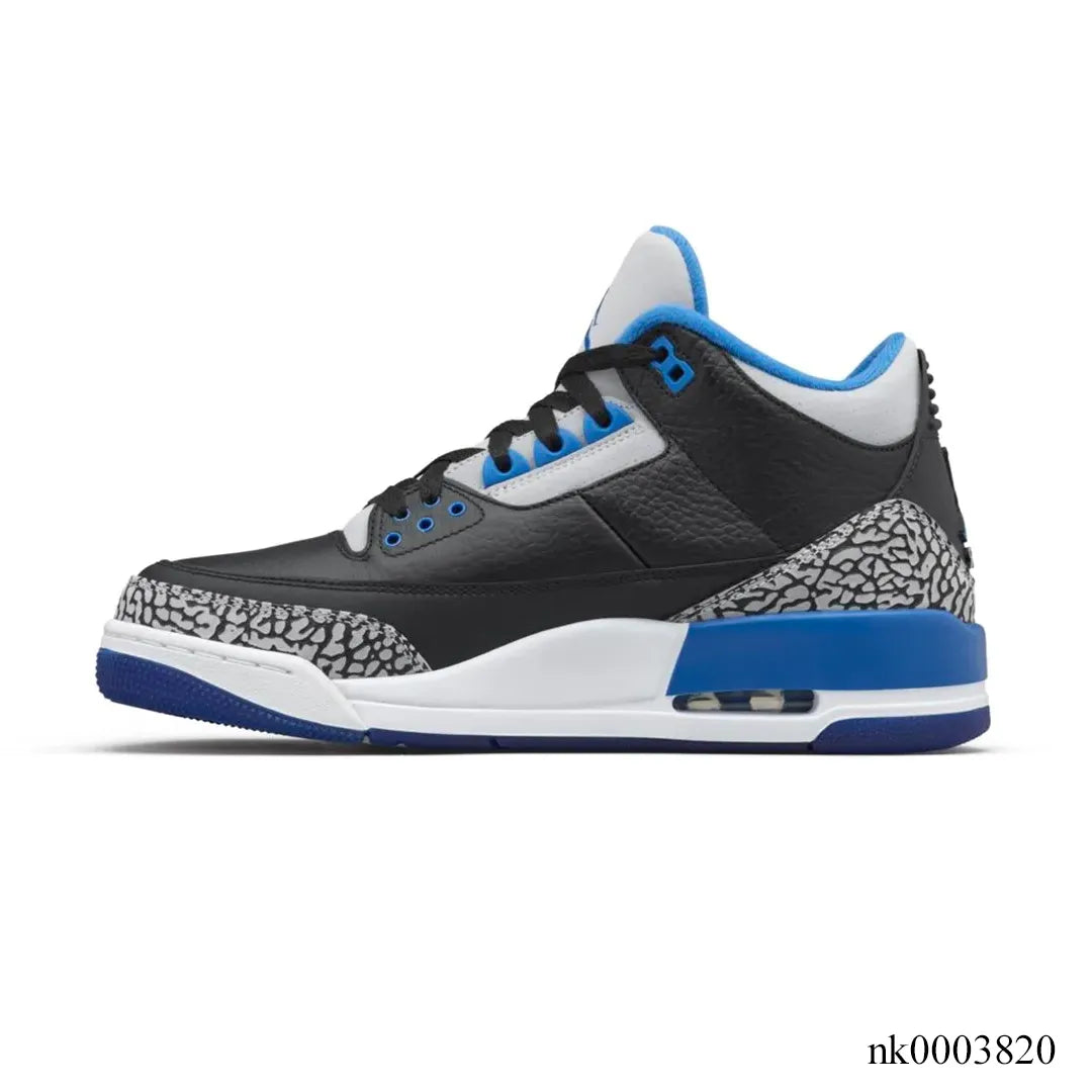 AJ 3 Sport Blue Shoes Sneakers – nk0003820