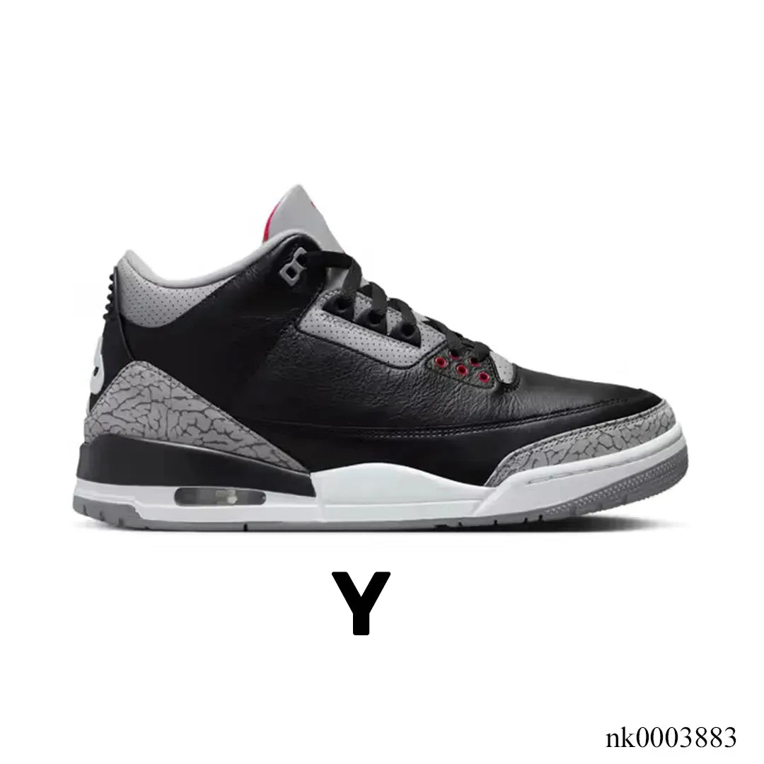 AJ 3 Black Cement 2024 Shoes Sneakers – nk0003883