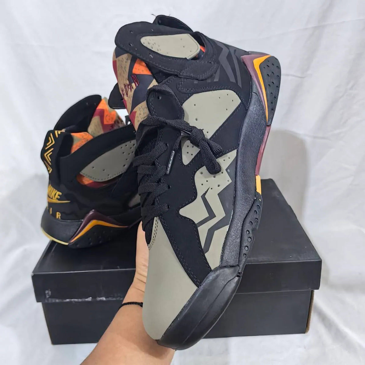 AJ 7 Retro Black Olive Shoes Sneakers – nk0003930