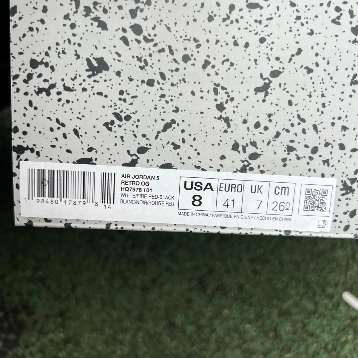AJ 5 Fire Red 2025 Shoes Sneakers – nk0003962