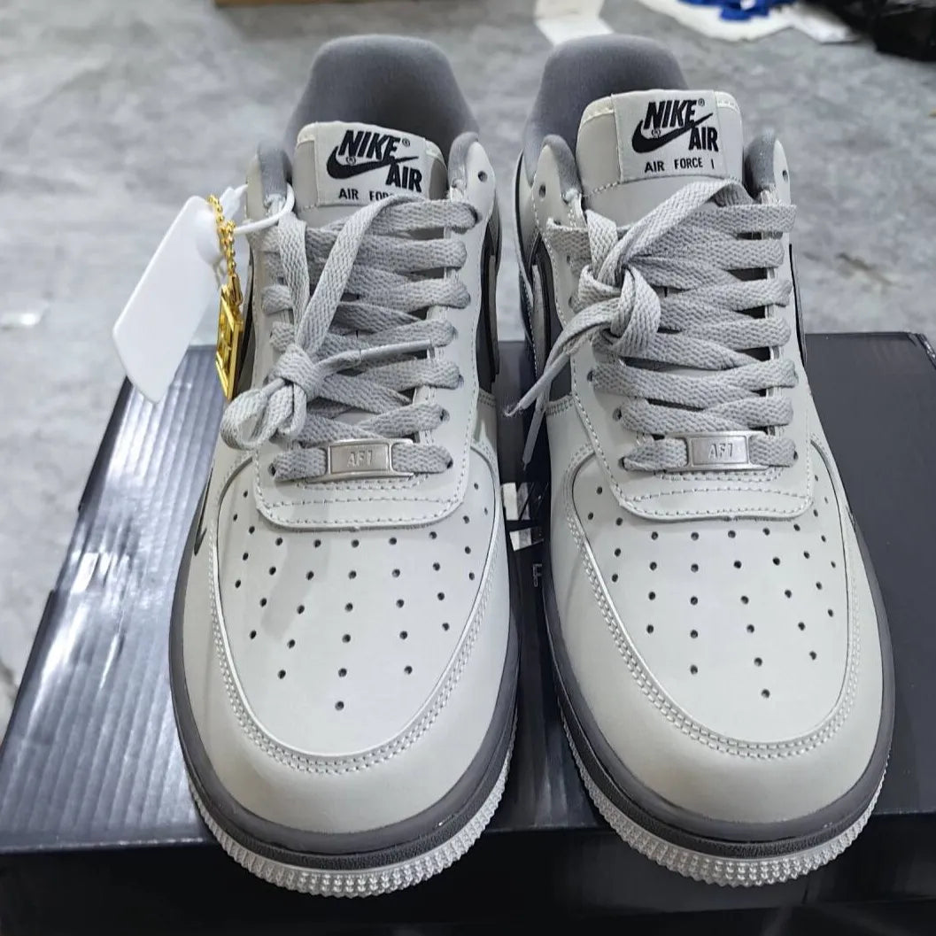 AF 1 Double White Grey Shadow Shoes Sneakers – nk0004064