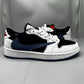 Travis Scott x AJ 1 Low Light Navy Shoes Sneakers – nk0004091