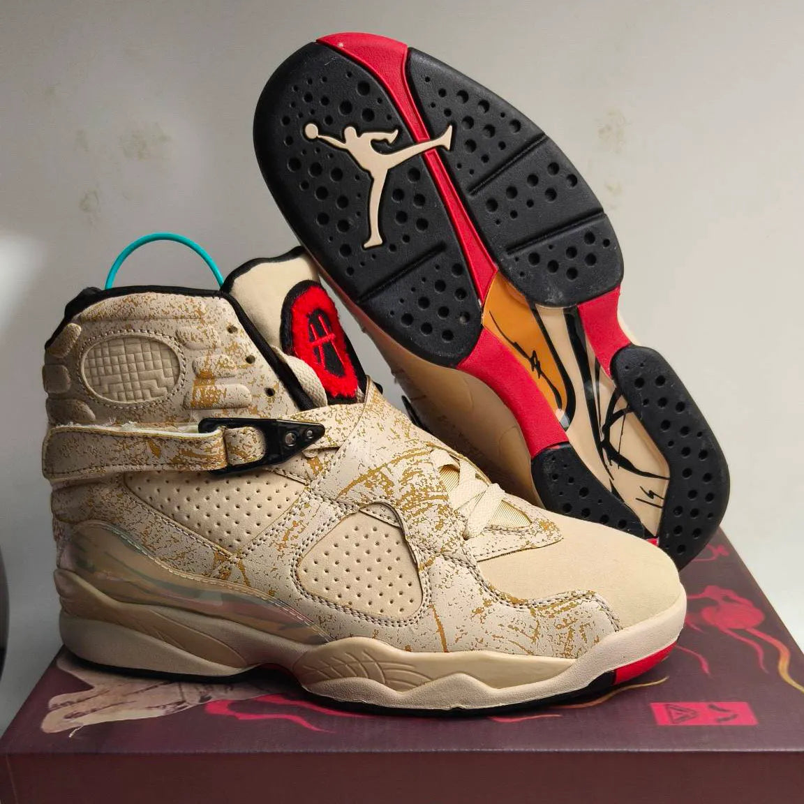 AJ 8 Retro SE Black Samurai x Rui Hachimura Shoes Sneakers – nk0004137