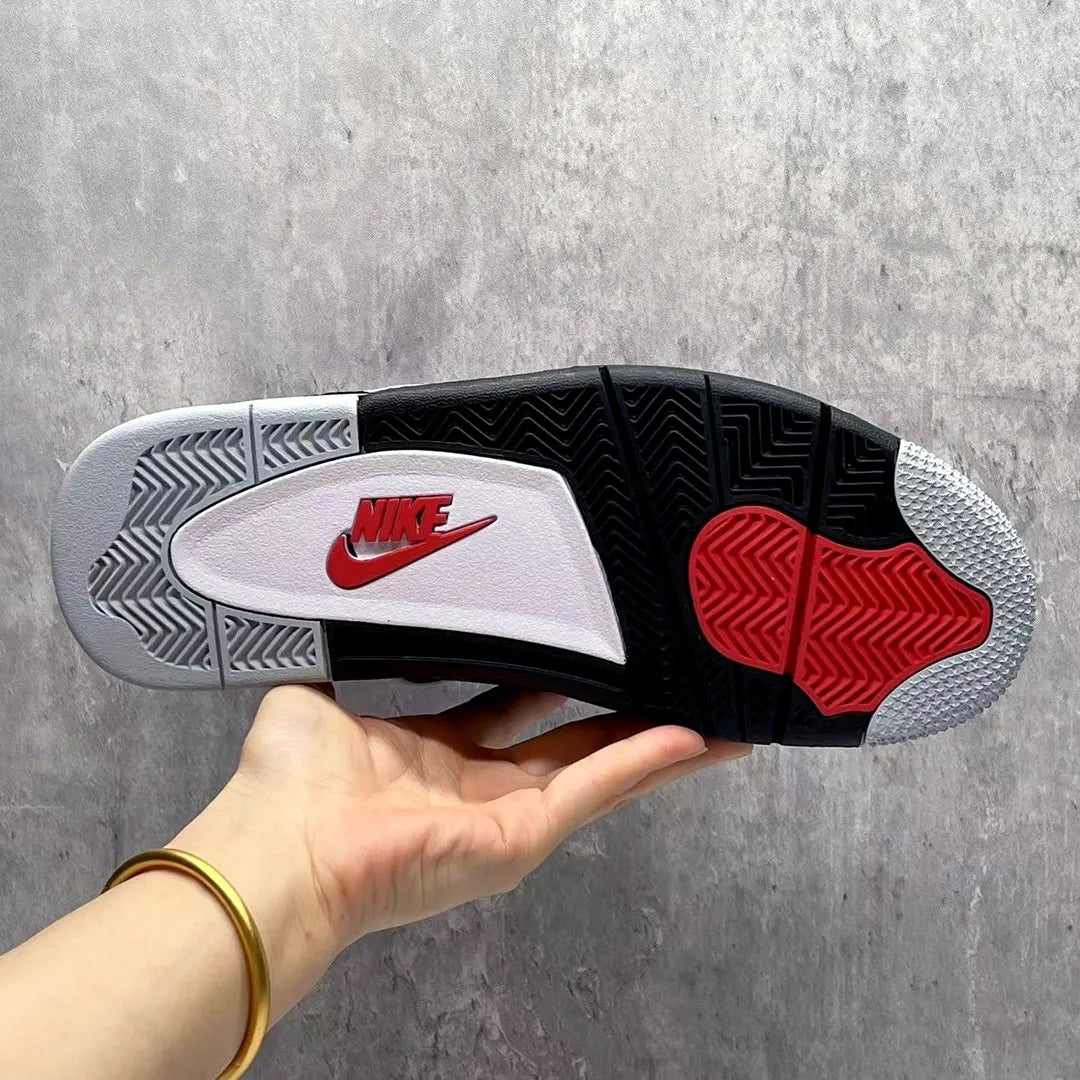 AJ 4 Black Cement Shoes Sneakers – nk0004141