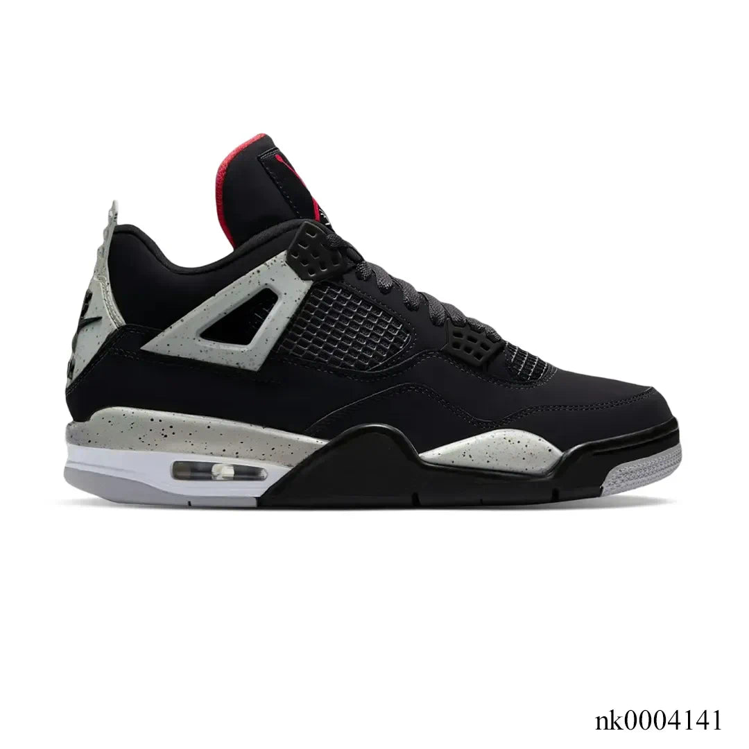 AJ 4 Black Cement Shoes Sneakers – nk0004141