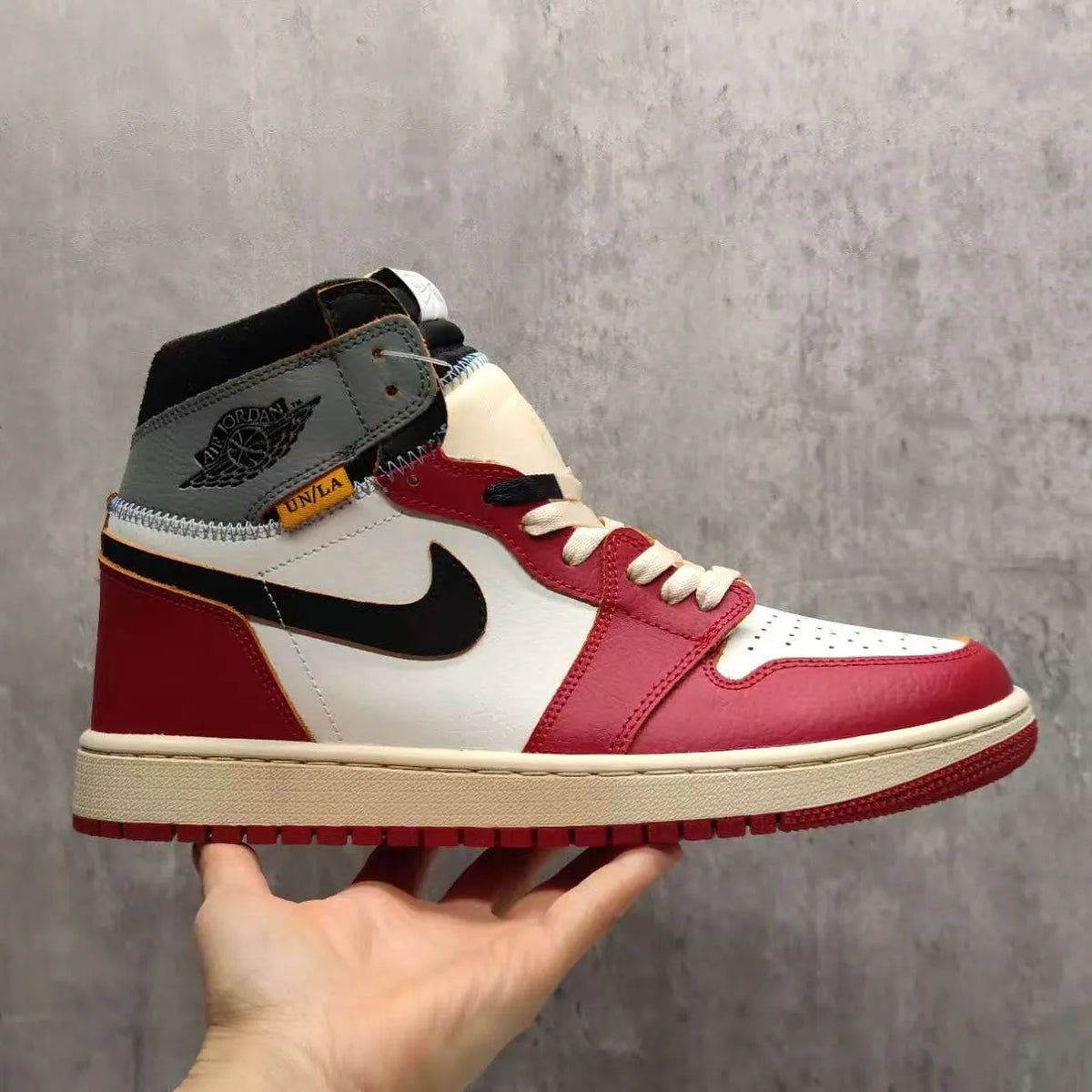 Union LA x AJ 1 High OG Chicago Shoes Sneakers – nk0004196
