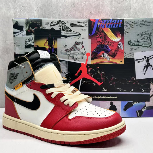 Union LA x AJ 1 High OG Chicago Shoes Sneakers – nk0004196