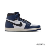AJ 1 High OG Midnight Navy Shoes Sneakers – nk0004220