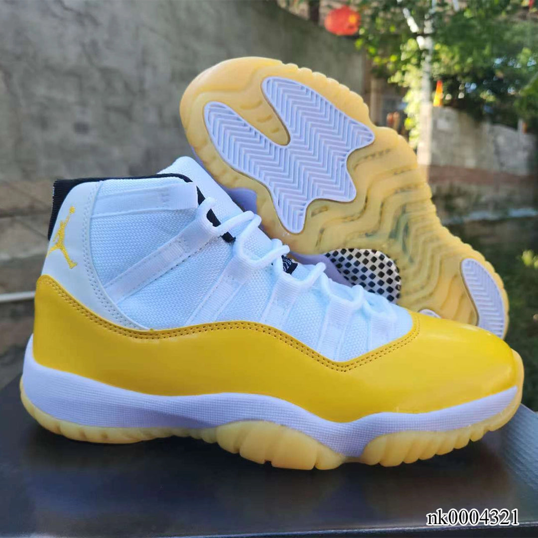 AJ 11 White Yellow Shoes Sneakers – nk0004321