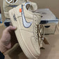 OW x AF 1 Low Sesame Shoes Sneakers – nk0004452