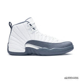 AJ 12 White Dark Grey Shoes Sneakers – nk0004486