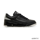 AJ 2/3 Black Metallic Silver Shoes Sneakers – nk0004741