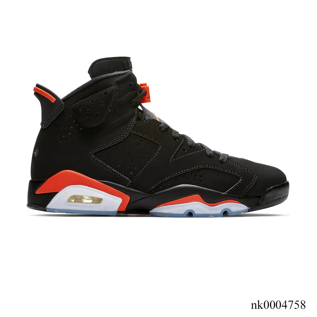 AJ 6 Black Infrared Orange Shoes Sneaker – nk0004758