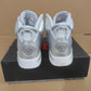 PSG x AJ 6 Metallic Silver Shoes Sneaker – nk0004782