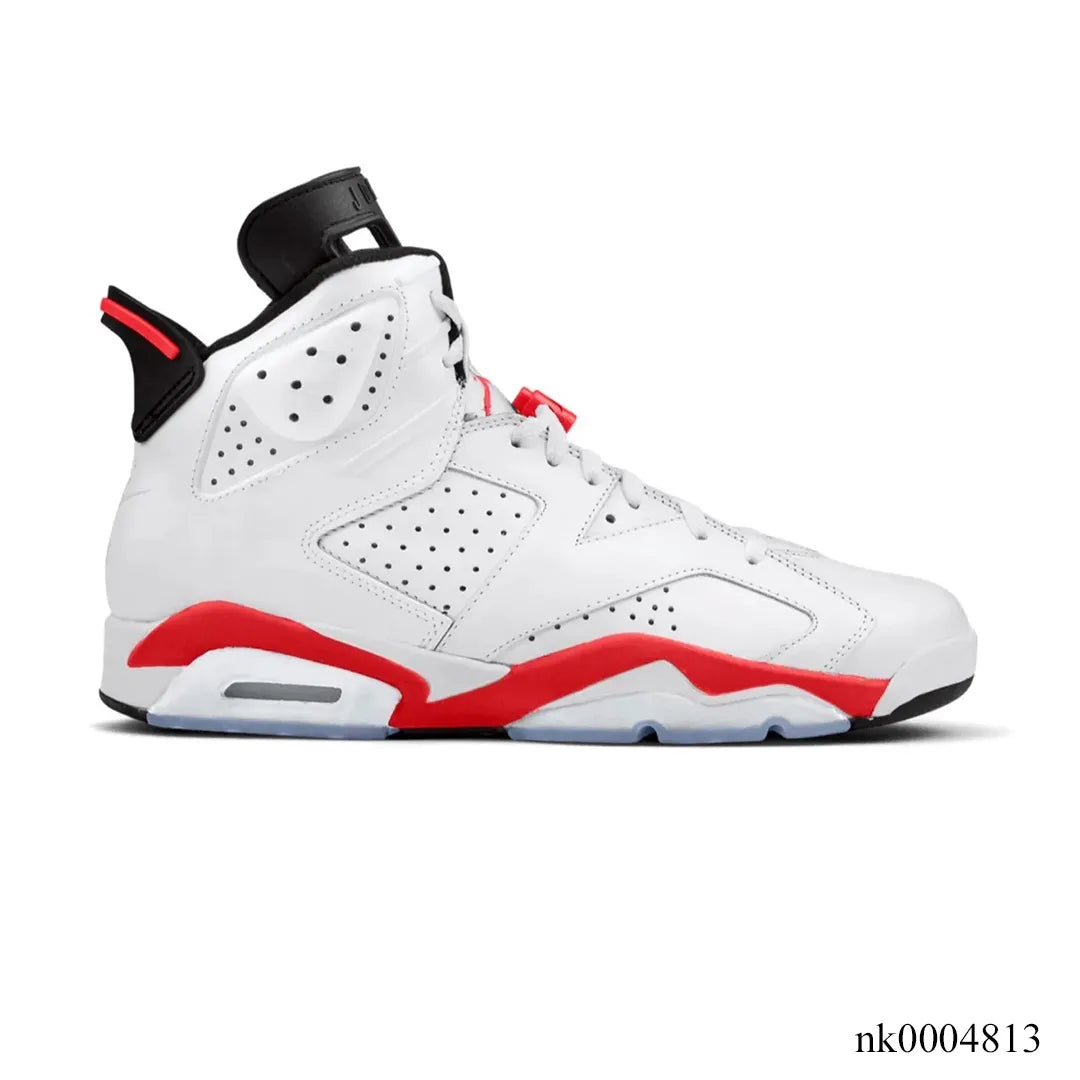 AJ 6 White Infrared Shoes Sneakers- nk0004813
