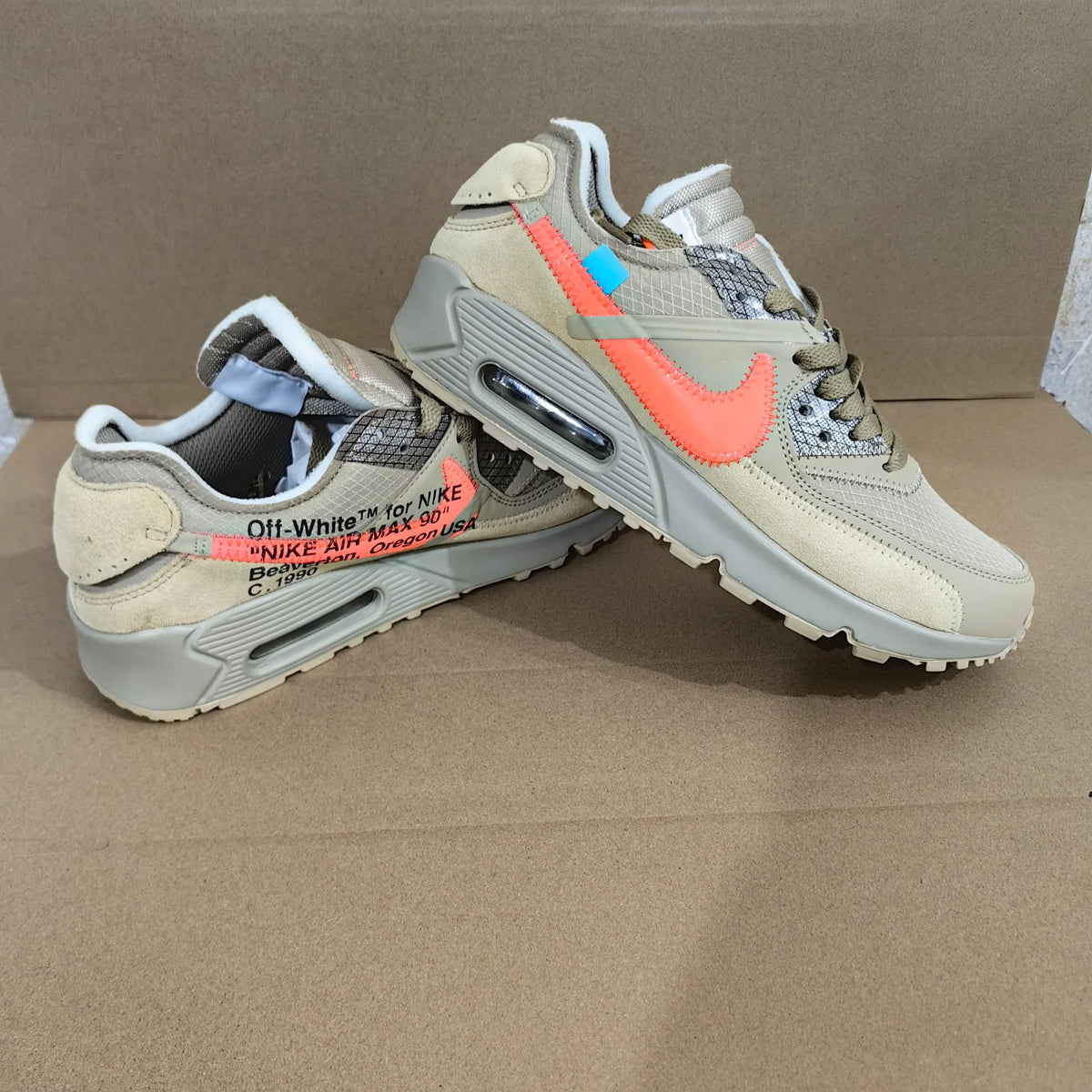 OW x AM 90 ‘Desert Ore’ Shoes Sneakers – nk0004822