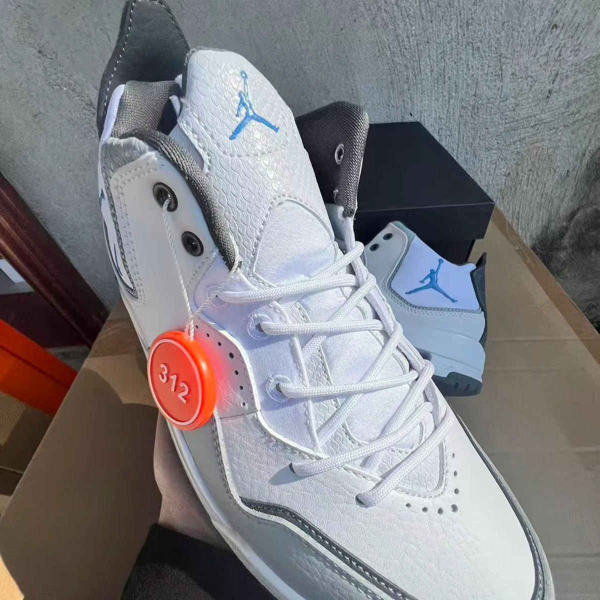 AJ Courtside 23 White/University Blue Shoes Sneakers – nk0004823
