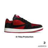 AJ 1 Low Bred Crystal Sneakers – nk0004836