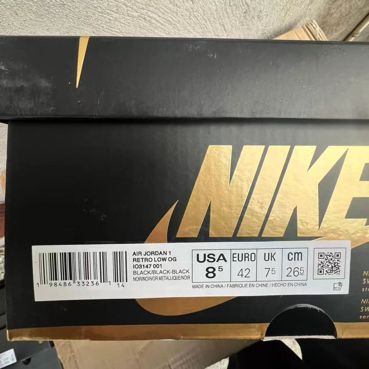 AJ 1 Retro Low OG Xuanwu Shoes Sneakers – nk0004845