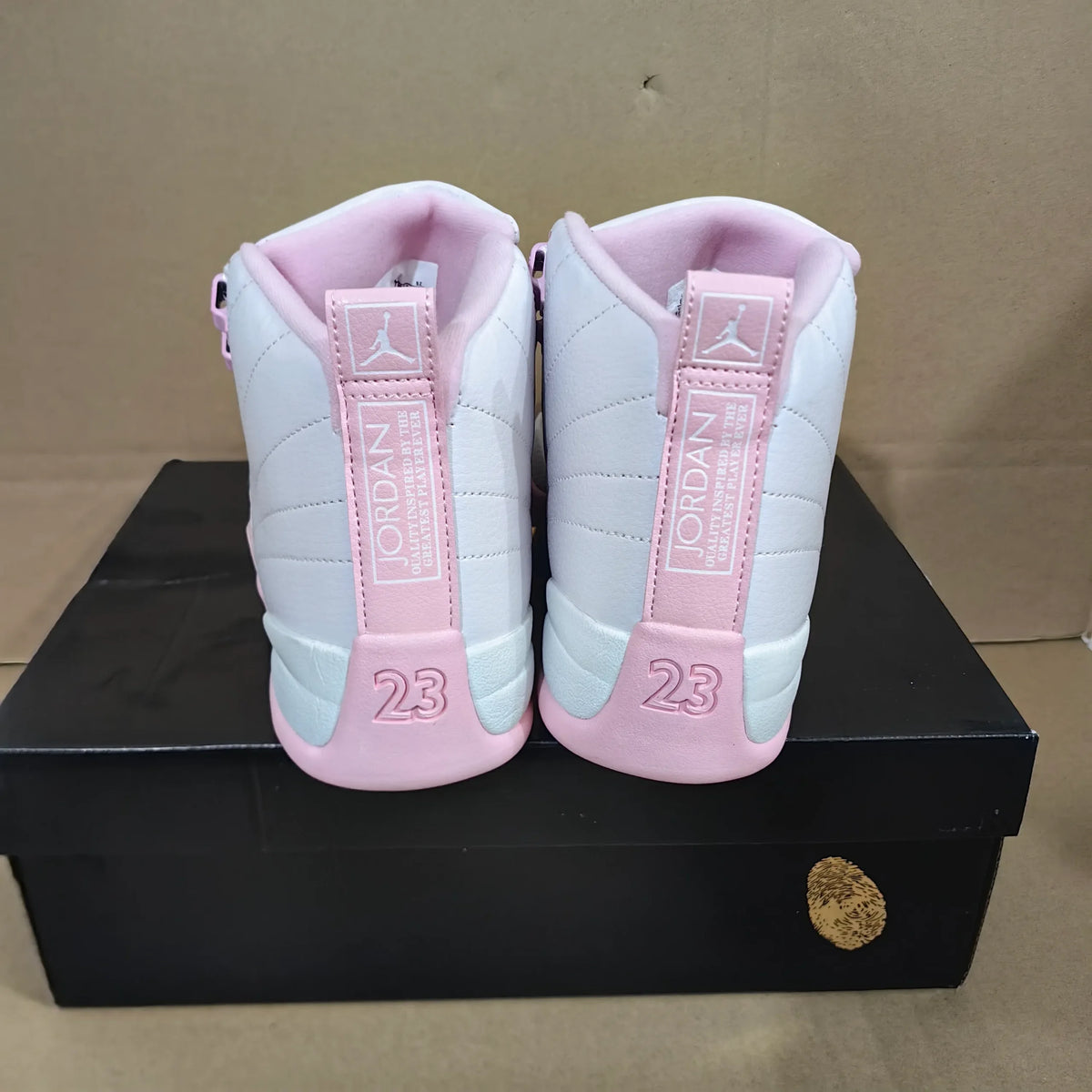 AJ 12 White Pearl Pink Shoes Sneakers – nk0004936