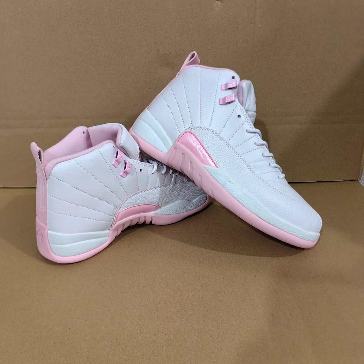 AJ 12 White Pearl Pink Shoes Sneakers – nk0004936