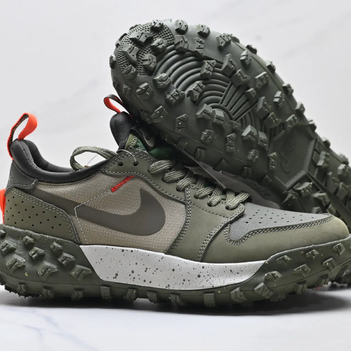 AJ 1 Low Element GoreTex Medium Olive Shoes Sneakers – nk0004986