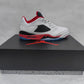 AJ 5 Retro Low Fire Red Shoes Sneakers – nk0005016