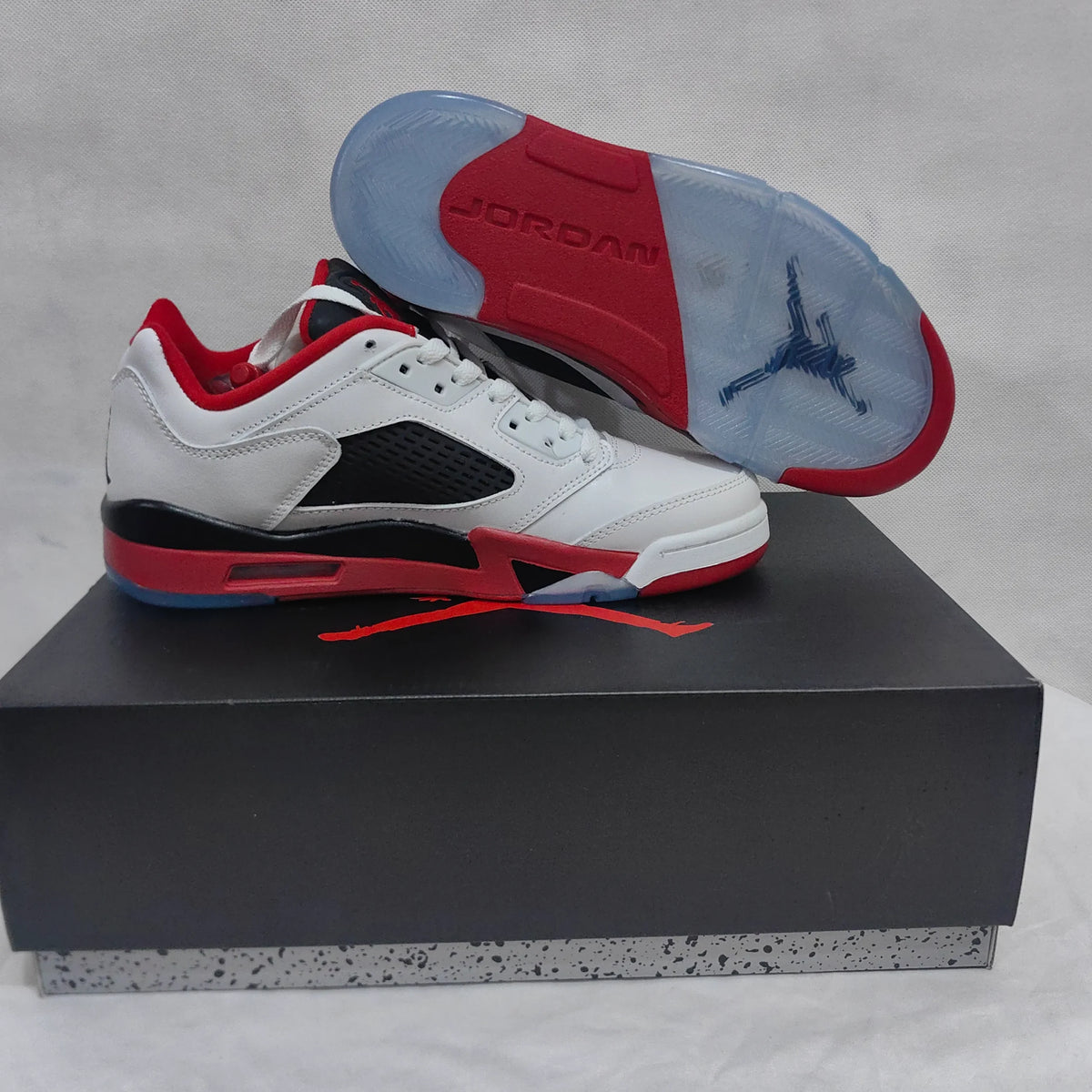 AJ 5 Retro Low Fire Red Shoes Sneakers – nk0005016