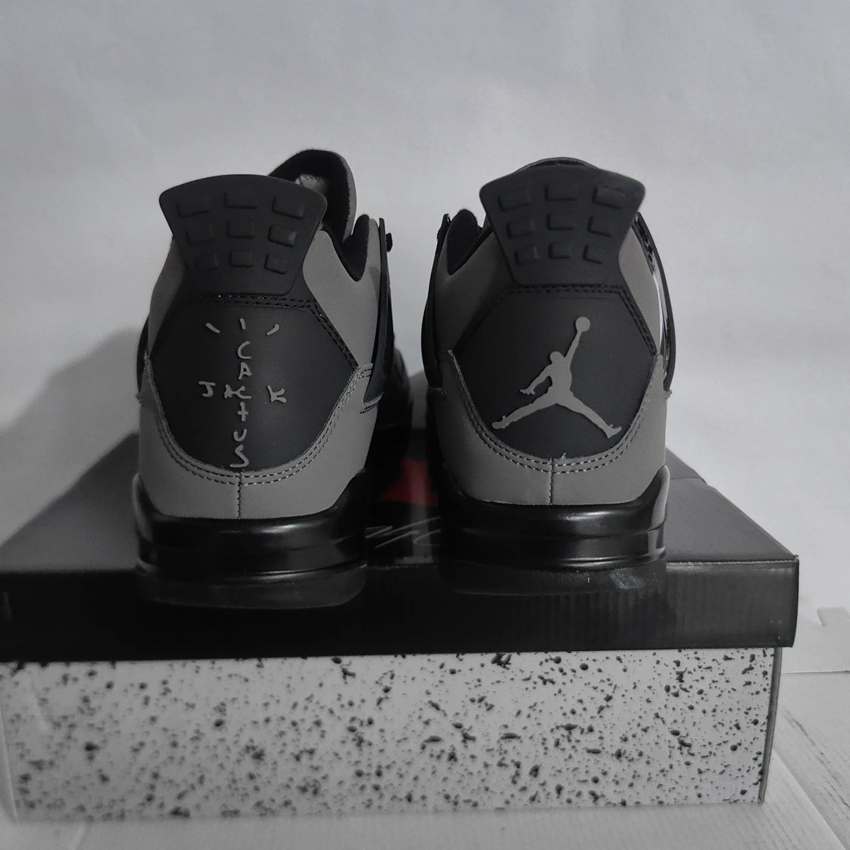 AJ 4 x Travis Scott Retro Dark Grey Black Shoes Sneakers – nk0005039