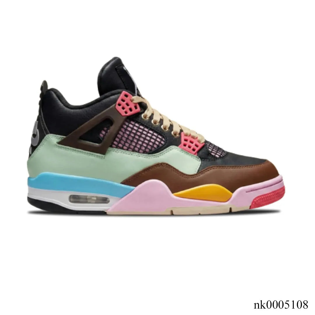 J Balvin x AJ 4 Multicolor Shoes Sneakers – nk0005108