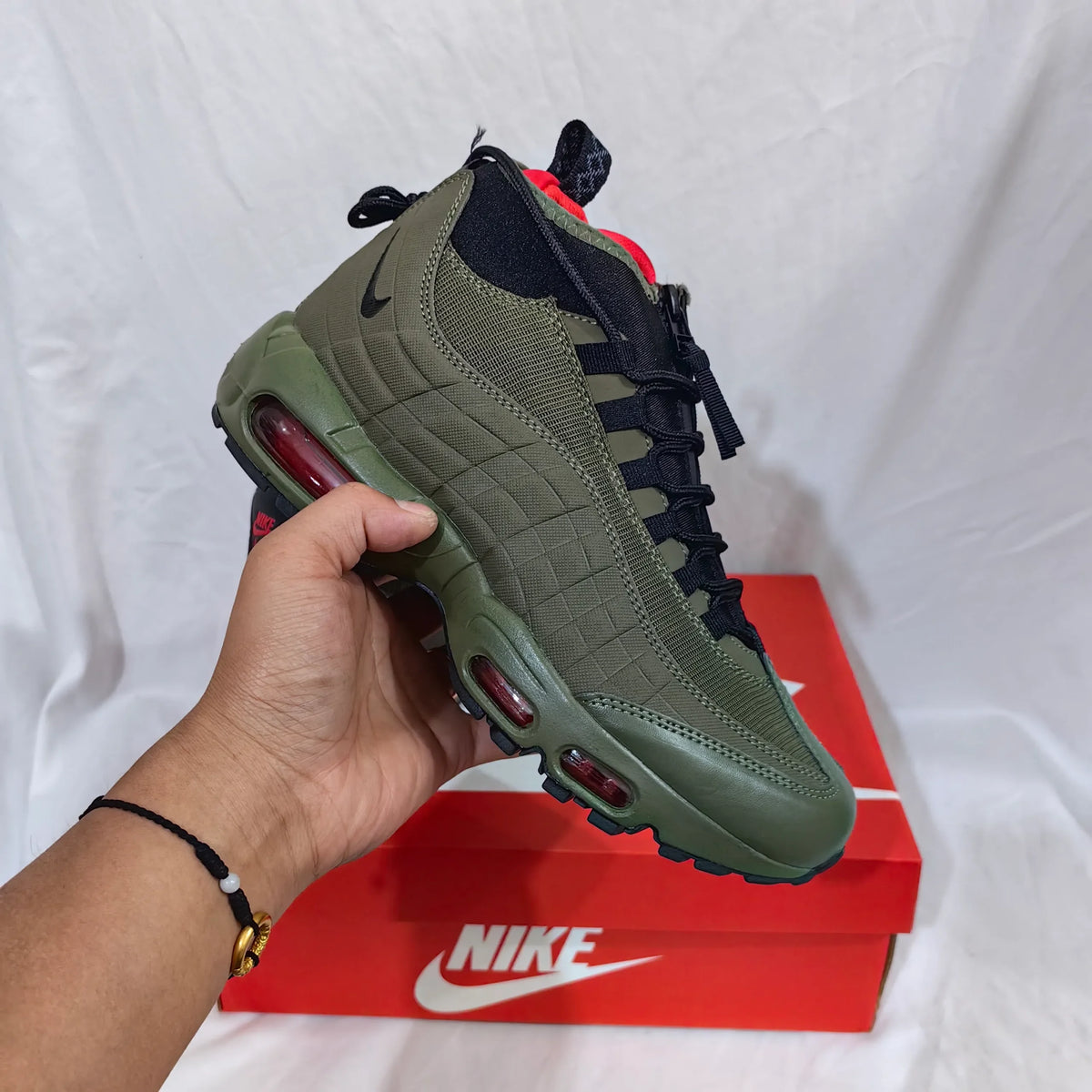 AM 95 Sneakerboot  Dark Loden/Cargo Khaki Shoes Sneakers – nk0005234