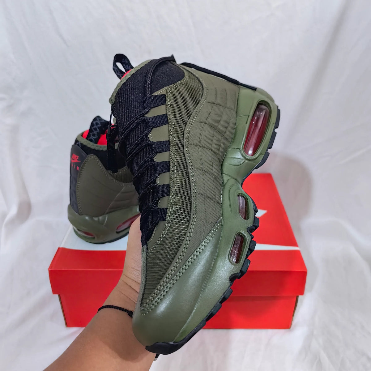 AM 95 Sneakerboot  Dark Loden/Cargo Khaki Shoes Sneakers – nk0005234