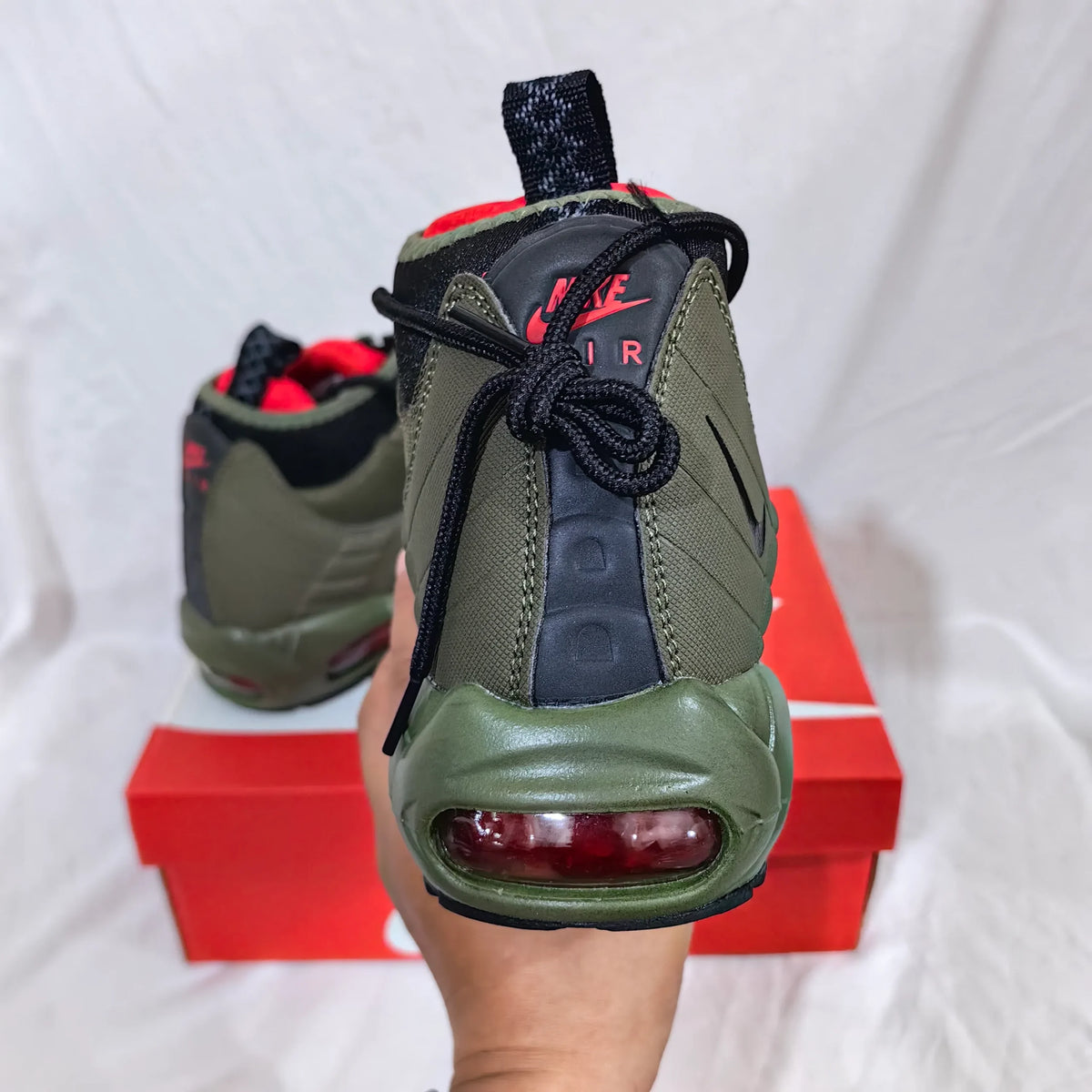 AM 95 Sneakerboot  Dark Loden/Cargo Khaki Shoes Sneakers – nk0005234