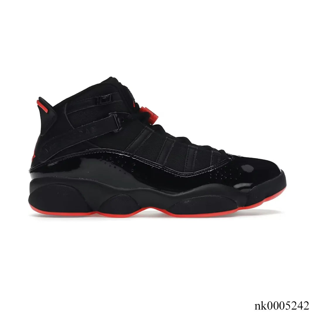 AJ 6 Rings Black Infrared Shoes Sneakers – nk0005242