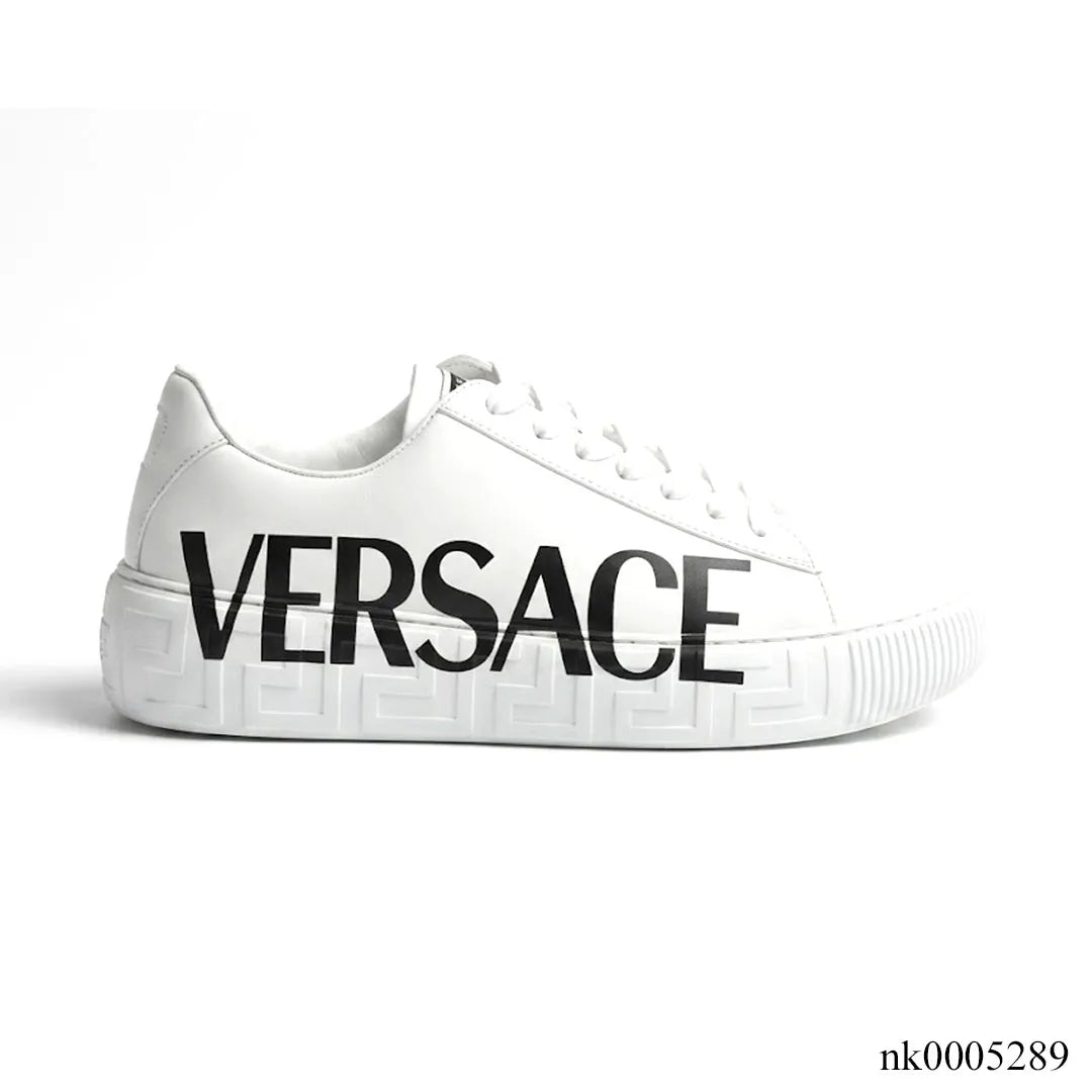 VS Logo Greca White Shoes Sneakers – nk0005289