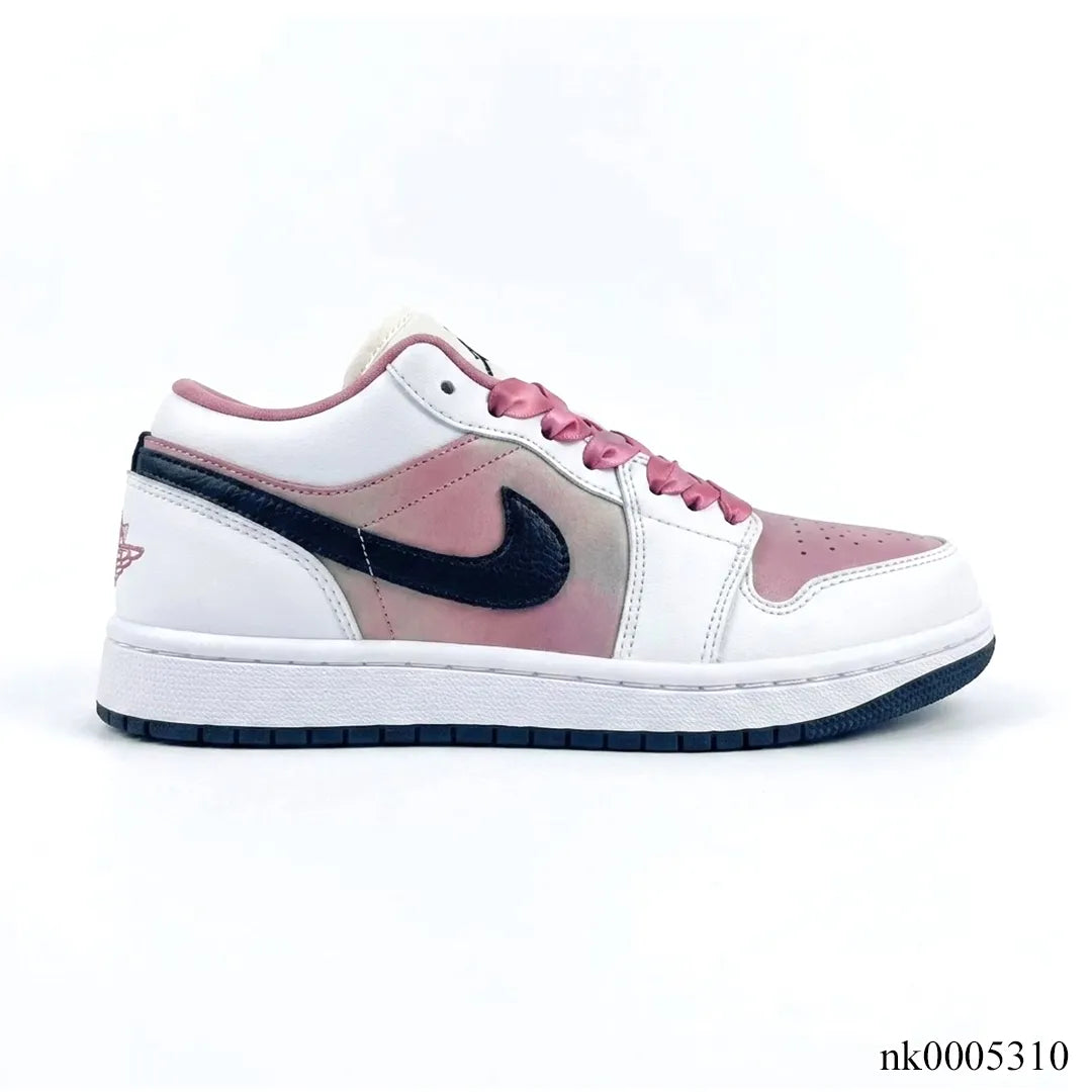AJ 1 Low SE White Black Desert Berry Shoes Sneakers – nk0005310