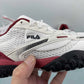 FL Echappe 2 White and Wine-Red Shoes Sneakers – nk0005392