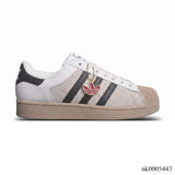 AD Superstar II “Core White / Core Black / Khaki Three” Shoes Sneakers – nk0005443