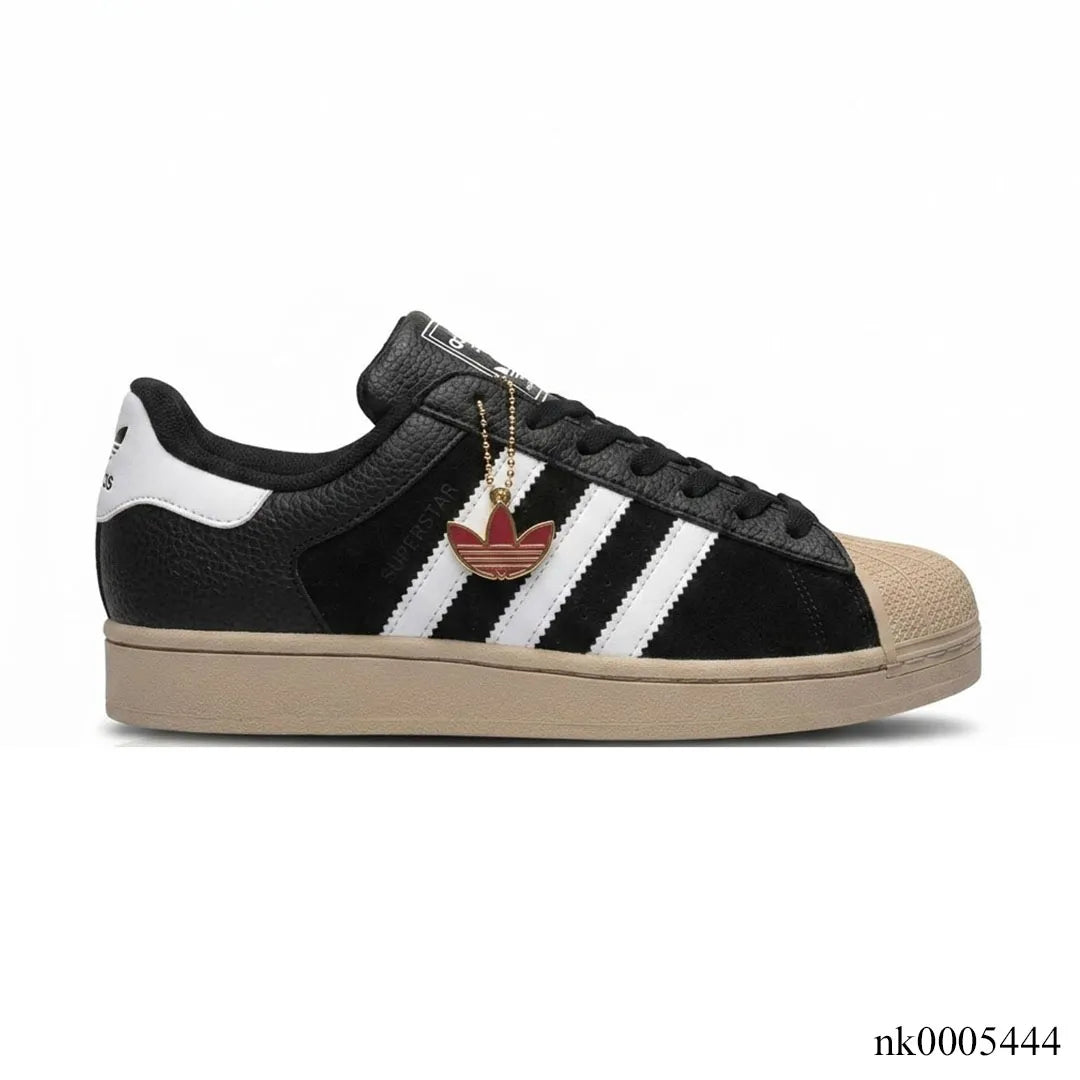 AD Superstar II Core Black / Core White / Khaki Three Shoes Sneakers – nk0005444