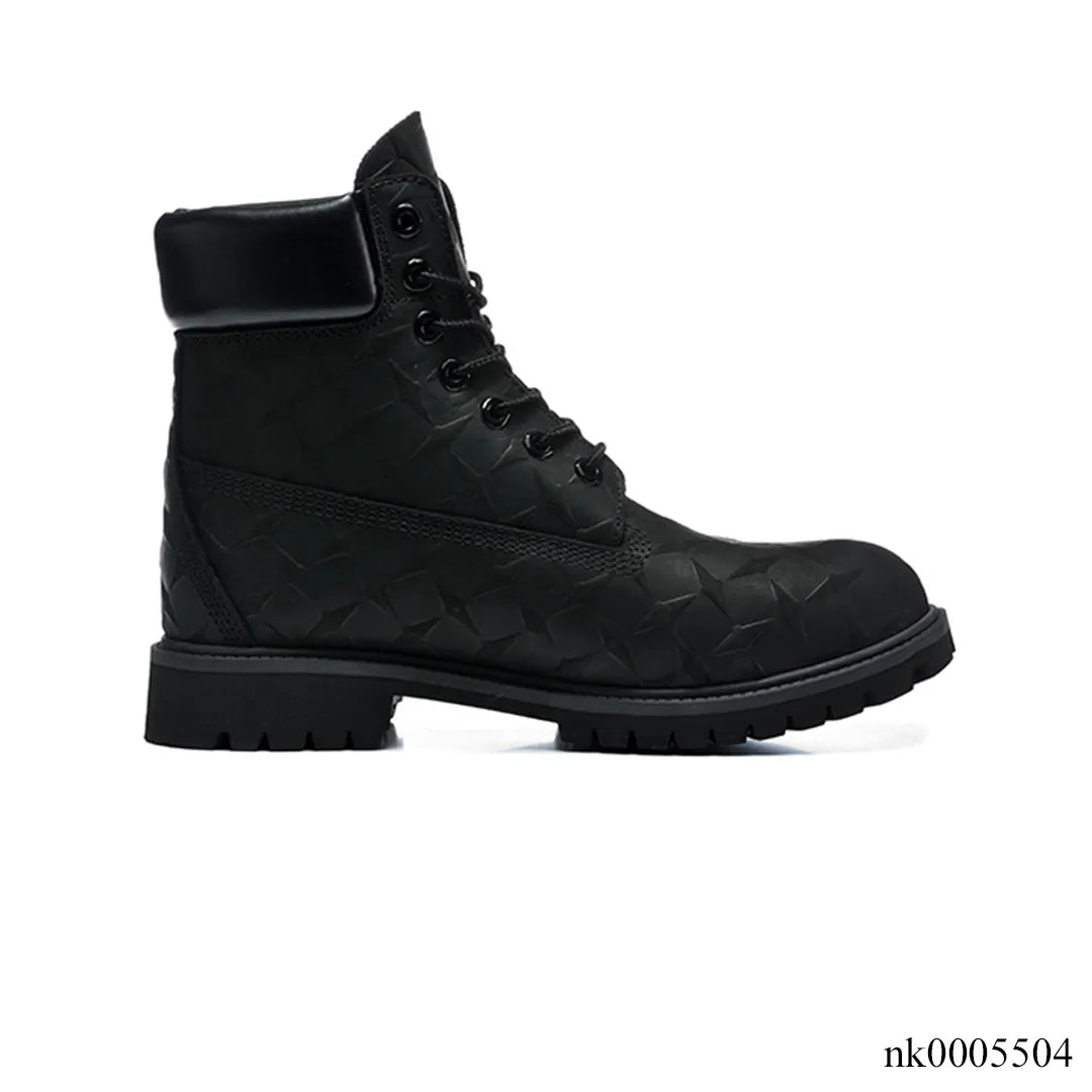 [PREMIUM] SUP x TBL 6-Inch Premium Waterproof Boot ‘Embossed Diamond Plate – Black’ Shoes Sneakers – nk0005504