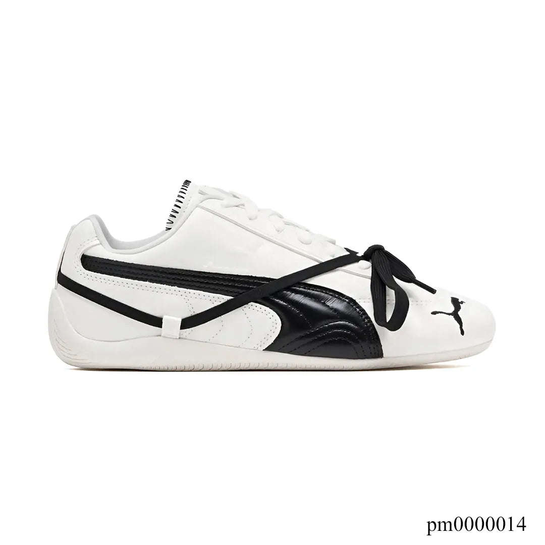 Rosé x PM Speedcat Premium Leather Warm White Shoes Sneakers – pm0000014